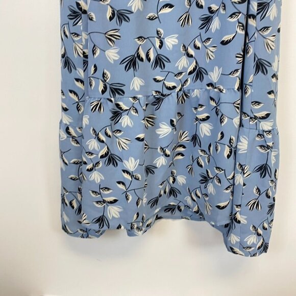 J. Jill Wearever Collection Blue Floral Dress - Picture 3 of 14